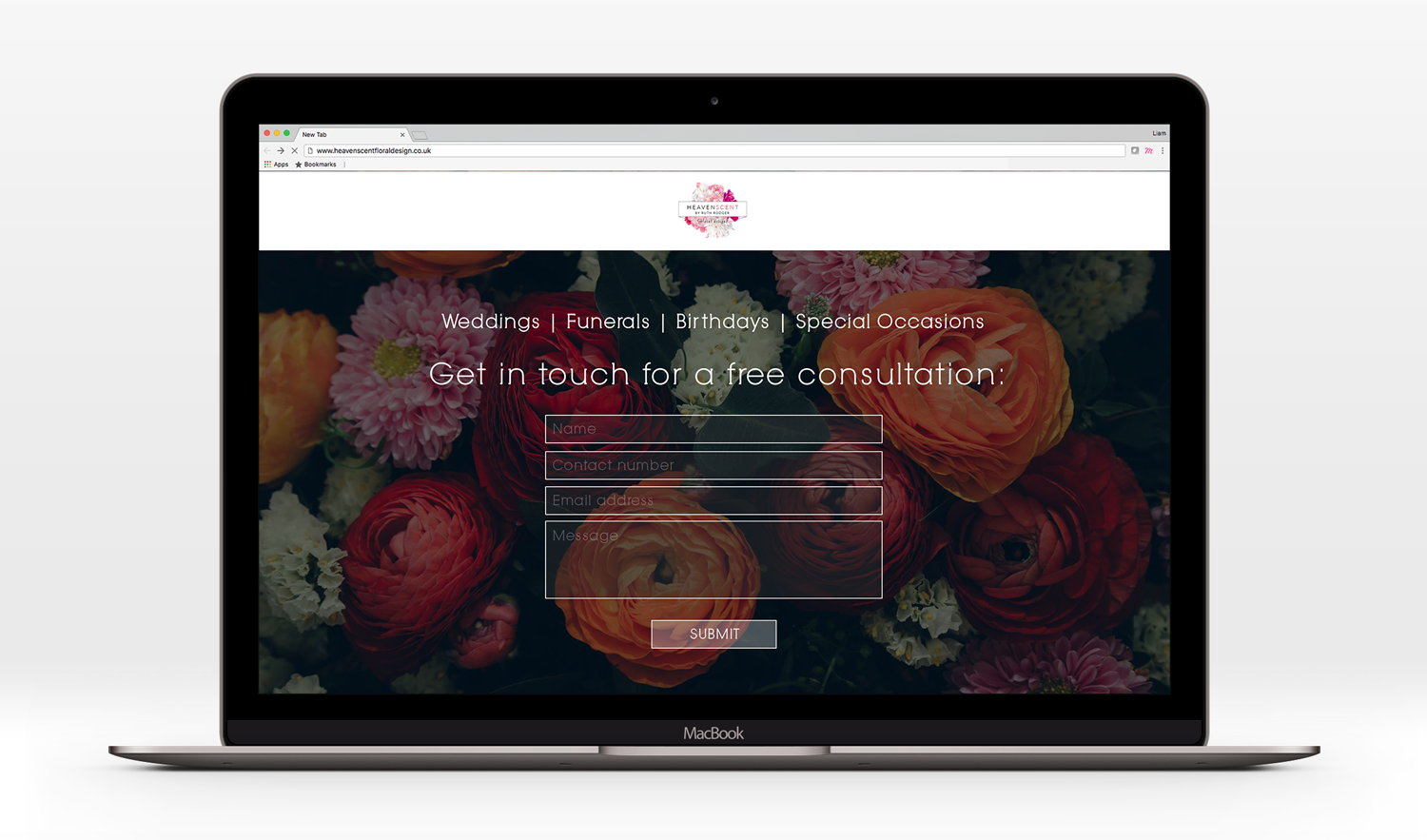 HEVEN-SCENT_home Liam Gardner Design