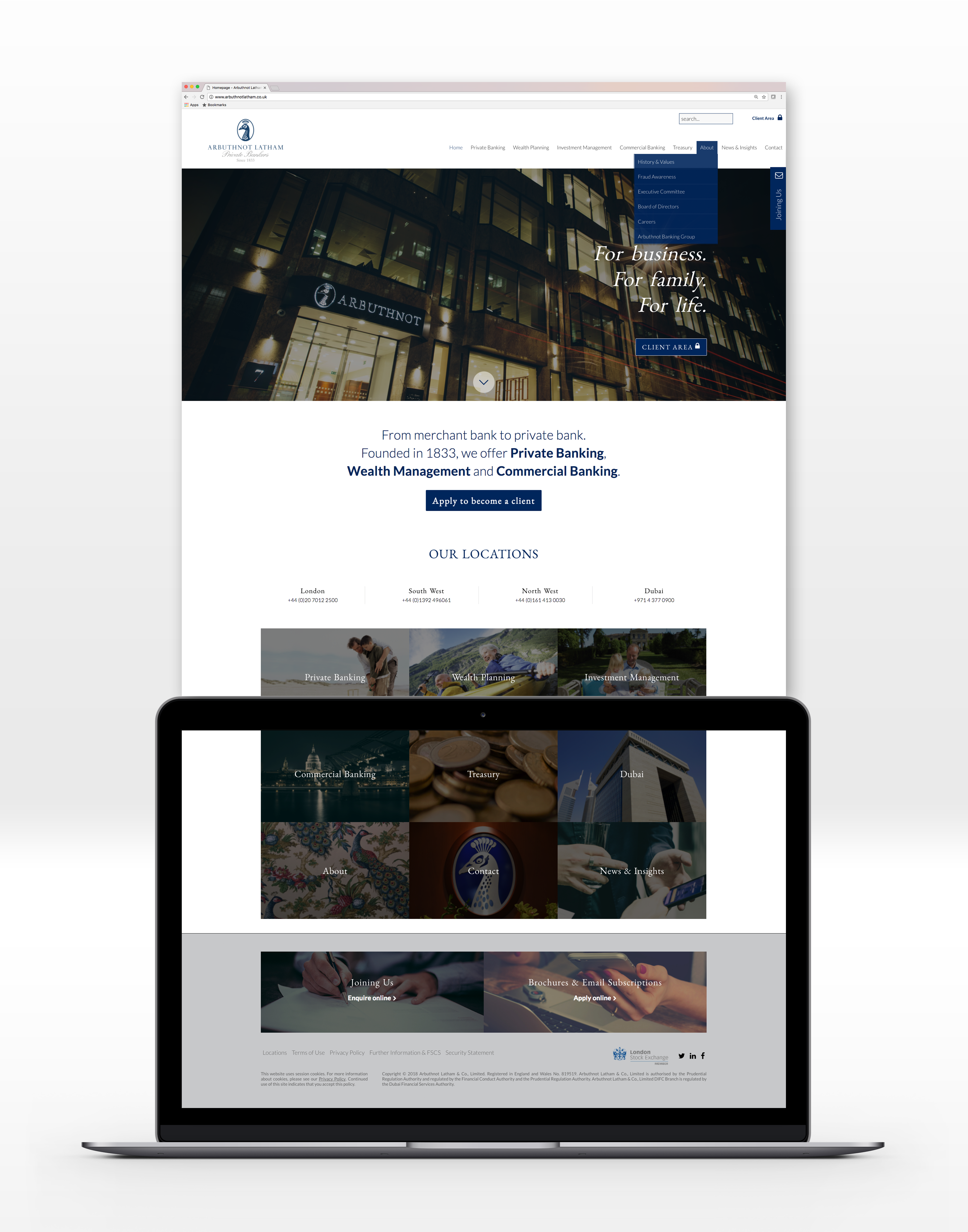 Arbuthnot_Latham Home Page Liam Gardner Design